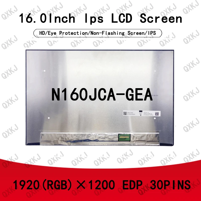 

N160JCA-GEA 16.0" IPS 1920*1200 30pins laptop LCD screen display panel