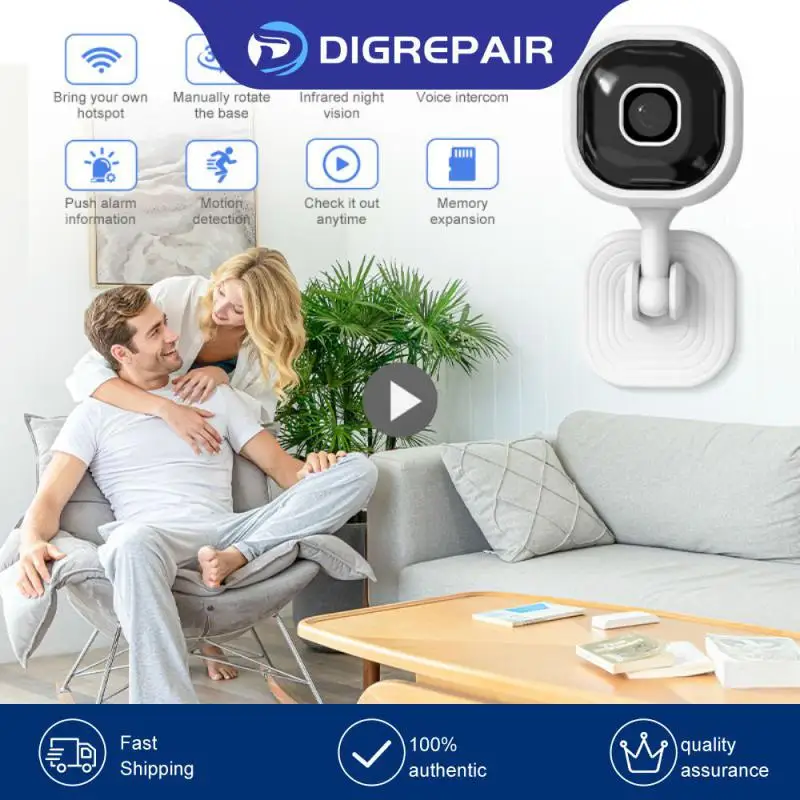 

Home Security 1080p Infrared Night Camera Hd Auto Tracking Mini Wifi Cam Two Way Audio Surveillance Camera Smart Home
