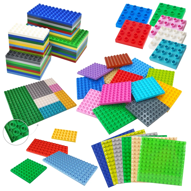 Big Building Blocks Base Plate Compatible Original Particle Connection Board Bricks Parts Assembled Educational Children's Toys