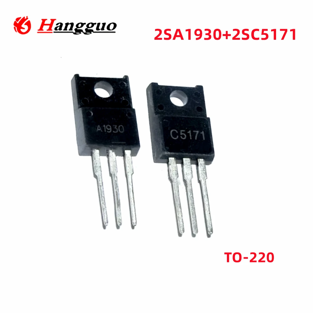 10 шт. = 5 пар/партия, оригинальная звуковая частота 2SA1930 2SC5171 A1930 C5171 TO-220