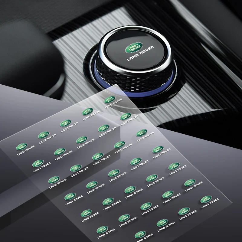 Автомобильный стеклоподъемный стикер для кнопки рулевого управления для Land Rover Range Rover Velar Sport Discovery 2 3 4 Defender Chrome