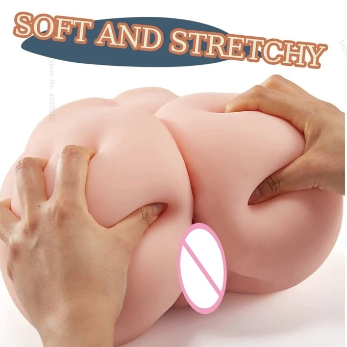 Реальный размер силиконовая ягодицы секс-киска большая половина тела женская
