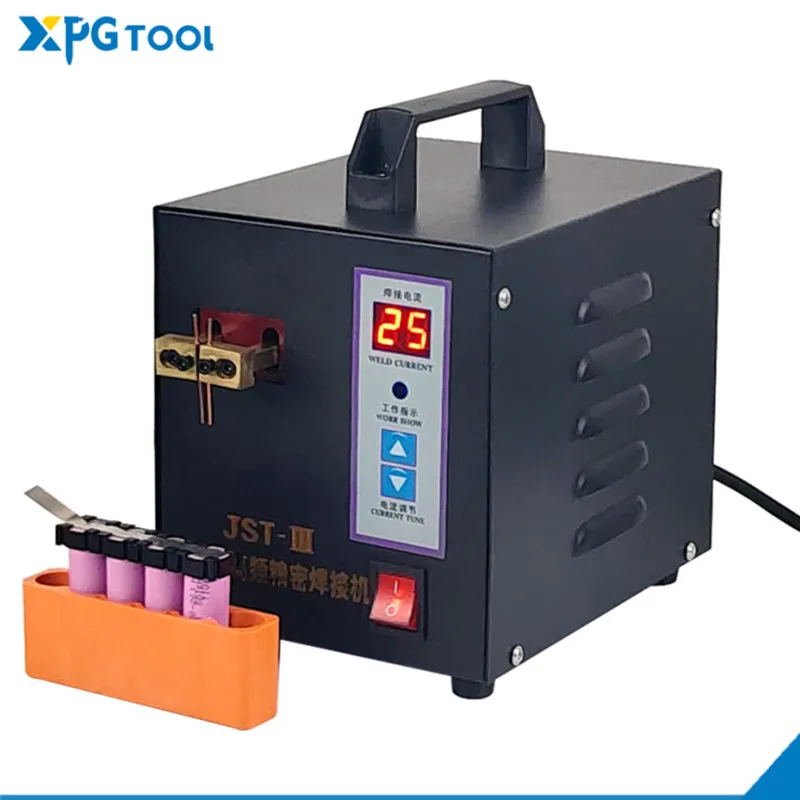 Handheld spot welding machine small micro 18650 lithium battery welder butt welding machine double pulse 3KVA digital display