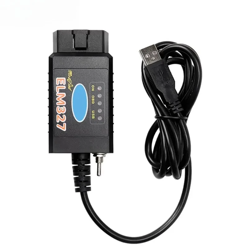 Фото Подходит для elm 327 HS CAN CAN, совместим с ELM327 USB V1.5 FTDI/CH340 PIC18F25K80 с переключателем, диагностический инструмент OBD2 для автомобилей. №1