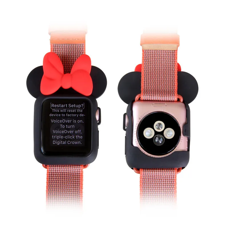 Чехол защитный из ТПУ для Apple Watch 1/2/3/4/5/6/se | Зажимы волос