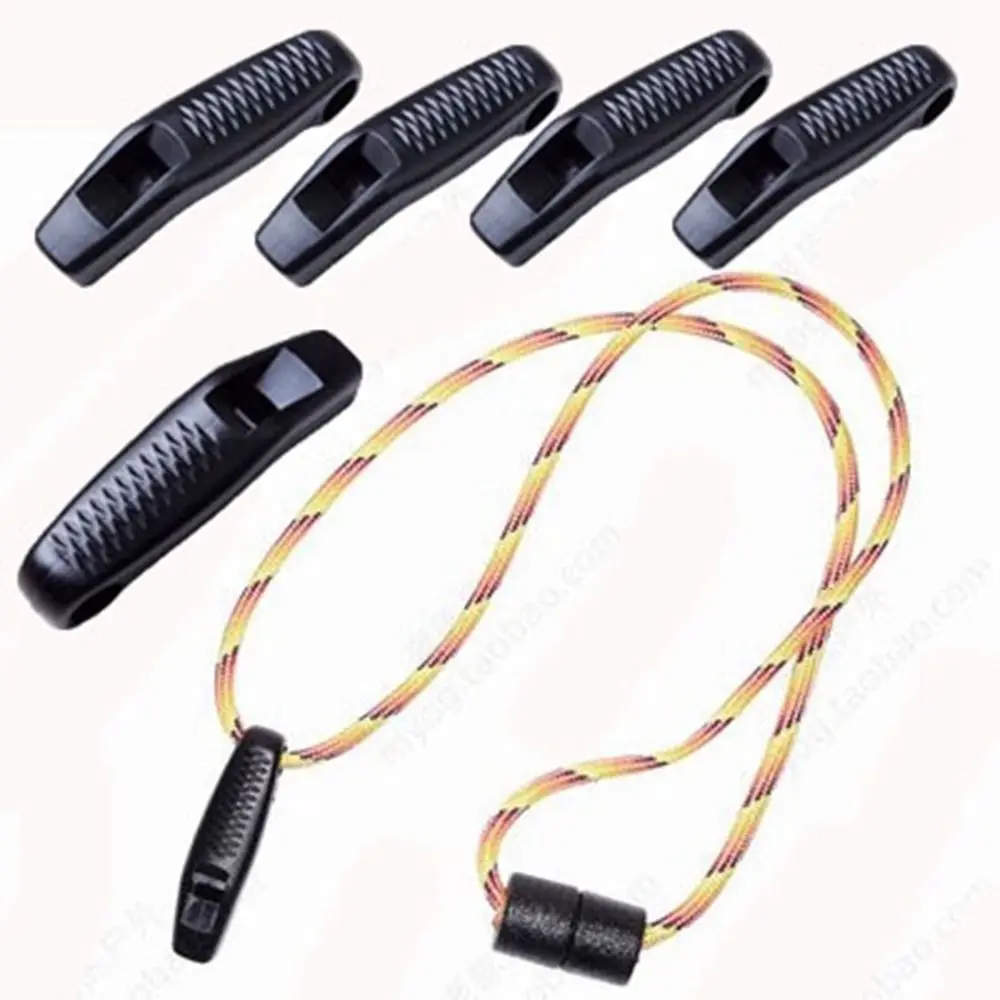 

Черная боковая пряжка 2 шт., новинка, пластиковая аварийная Пряжка для выживания, свисток, Паракорд, инструмент для повседневного использования