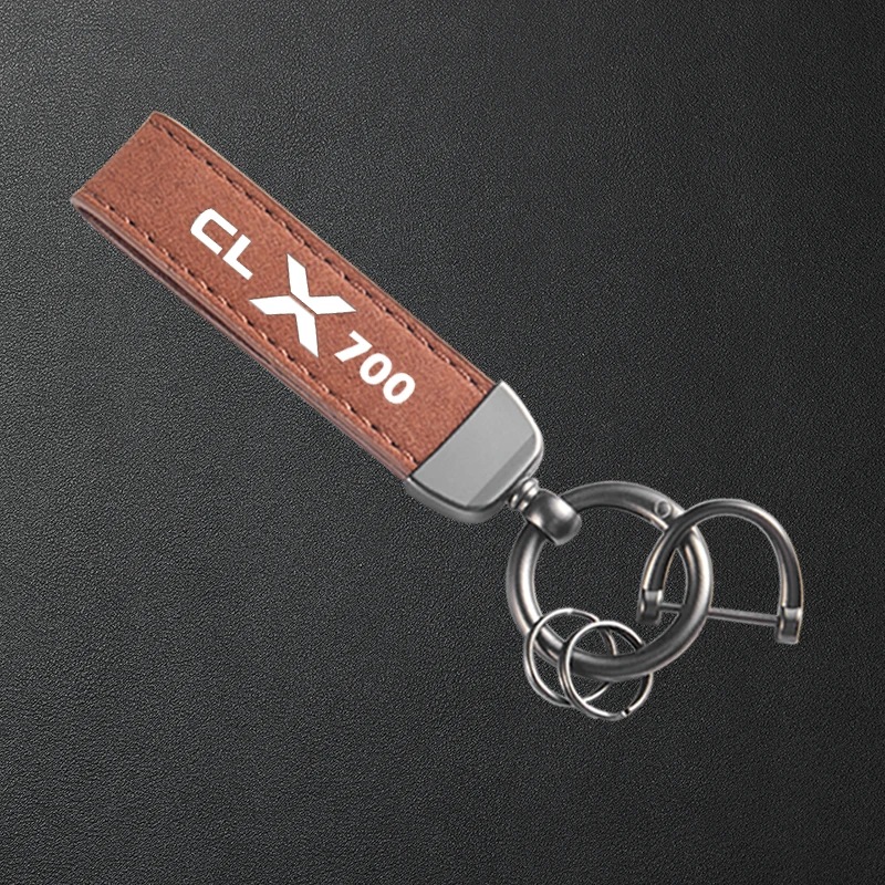 

Для CFMOTO 700 CLX CL-X 700 CLX700 CF MOTO 700: кожаный замшевый брелок для мотоцикла, аксессуар для ключей