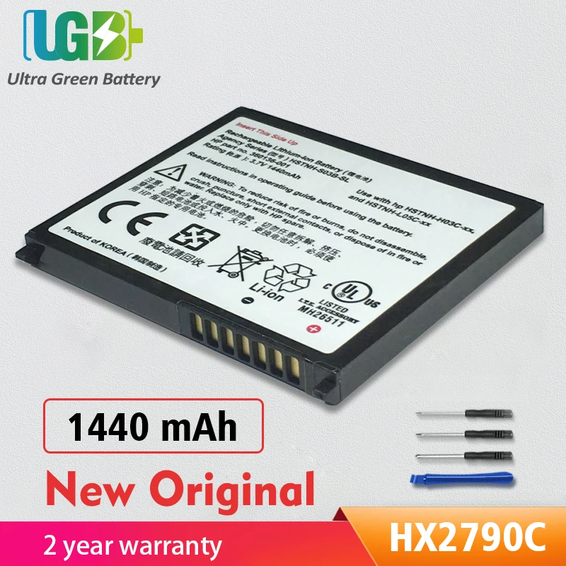 

UGB New Original HX2790C HSTNH-S03B-SL Battery For HP HX2790B HX2490B HX2490C HX2495 HX2495B iPAQ hx2000 hx2790 hx2755 Battery
