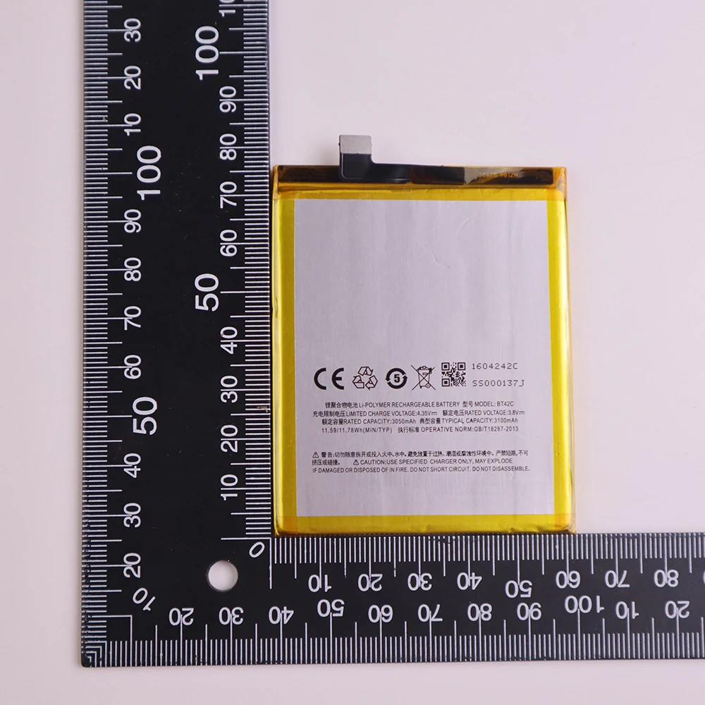 3100mAh Meizu 100% Original BT42C Battery For Meizu M2 Note High Quality Mobile Phone Battery Bateria + Tools