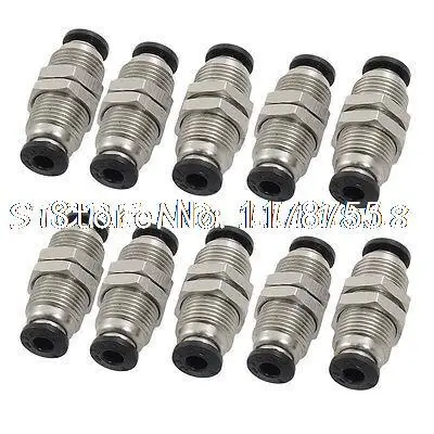 

12 мм Наружная резьба 4 мм трубка One Touch фитинги быстрое соединение 10 шт.