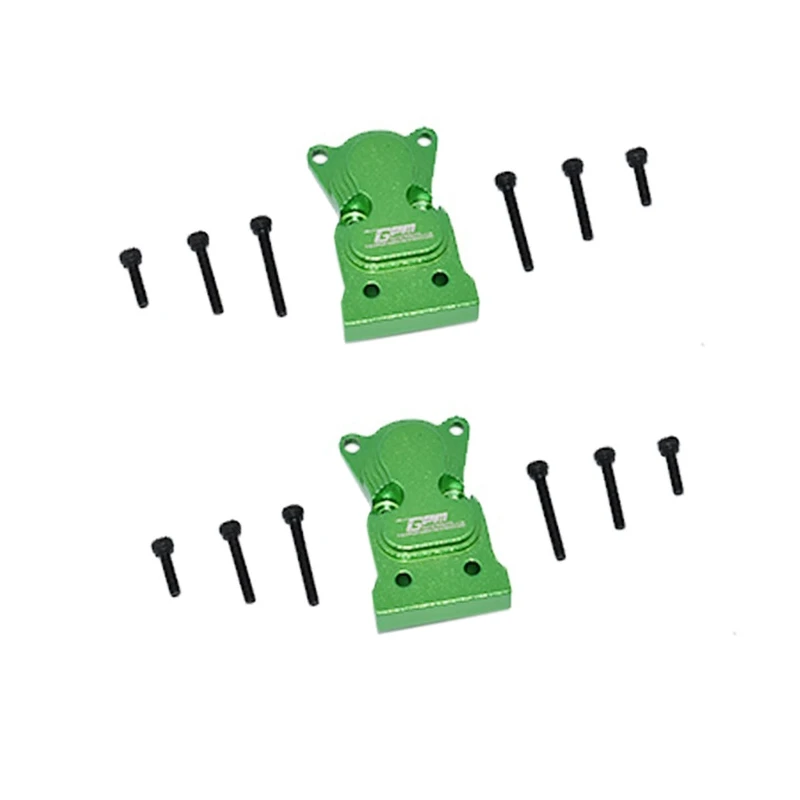 

2X Metal Differential Cover Bridge Axle Cover For Axial SCX24 AXI90081 AXI00002 1/24 RC Crawler Upgrade Parts,Green