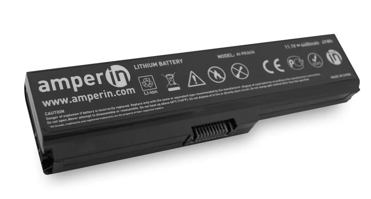 Аккумулятор Amperin для Toshiba Satellite U500 11.1V (4400mAh)