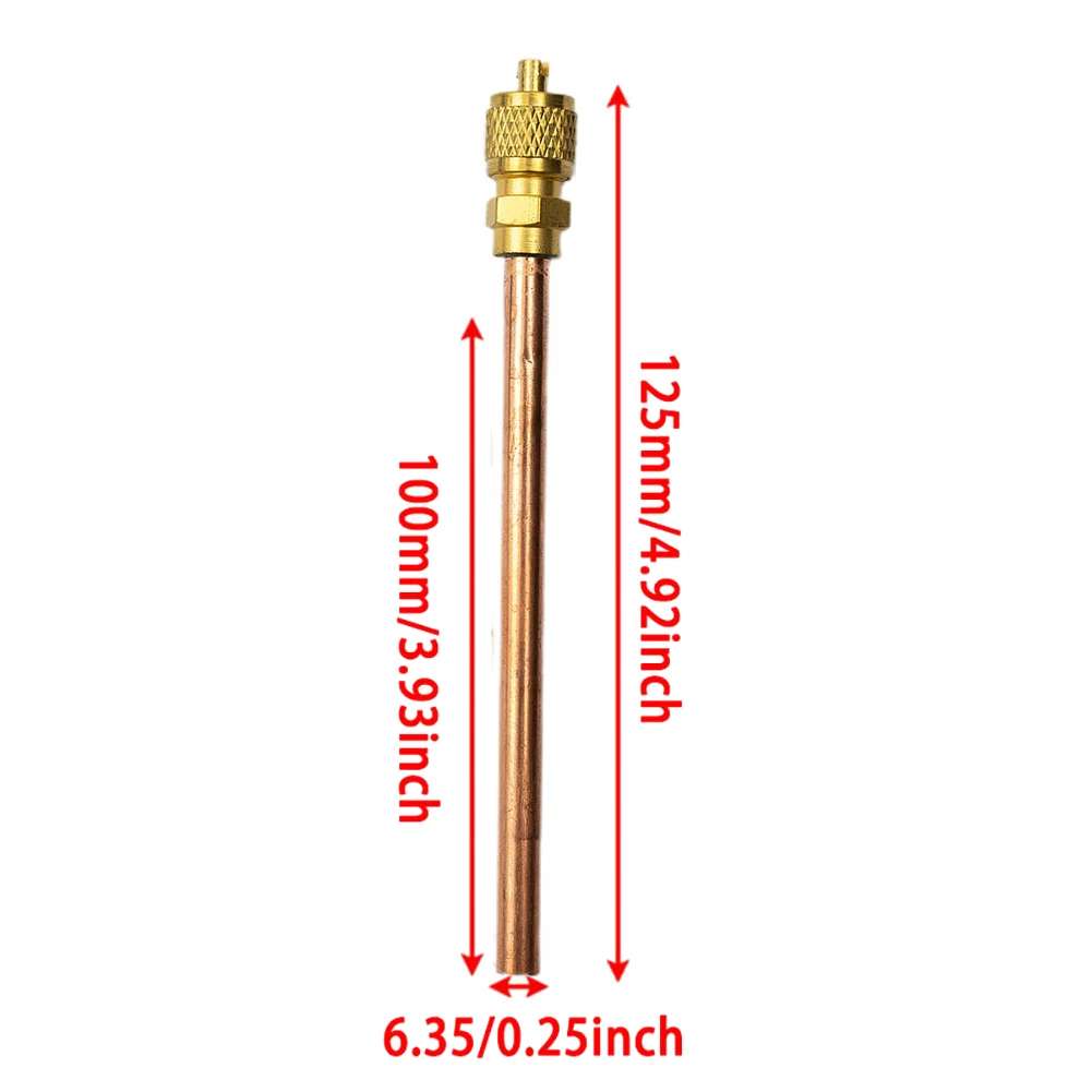 Клапаны доступа для кондиционера медные трубчатые наполнительные детали