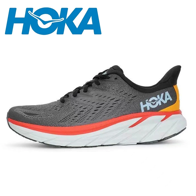 

HOKA Trainer Sneakers Hoka Clifton 8 Running Shoes Men's and Women's Lightweight Cushioning Marathon Absorption Highway Sneakers