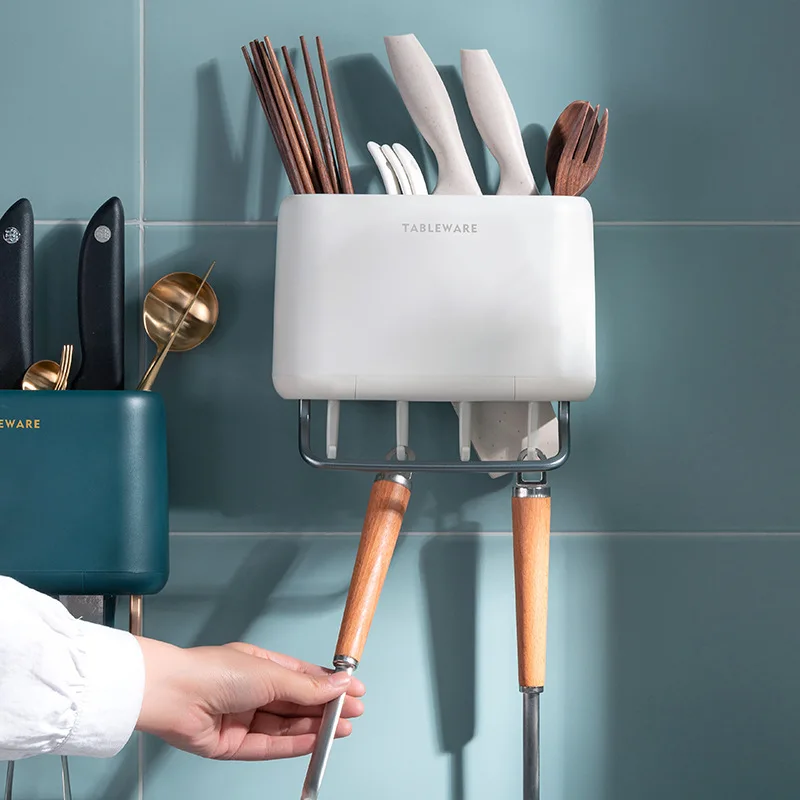 

Tableware Storage Holder Spoon Fork Chopstick Kitchen Organizer Drainer Rack Cutlery Rack Knife Holder Shelf Kitchen Accessories