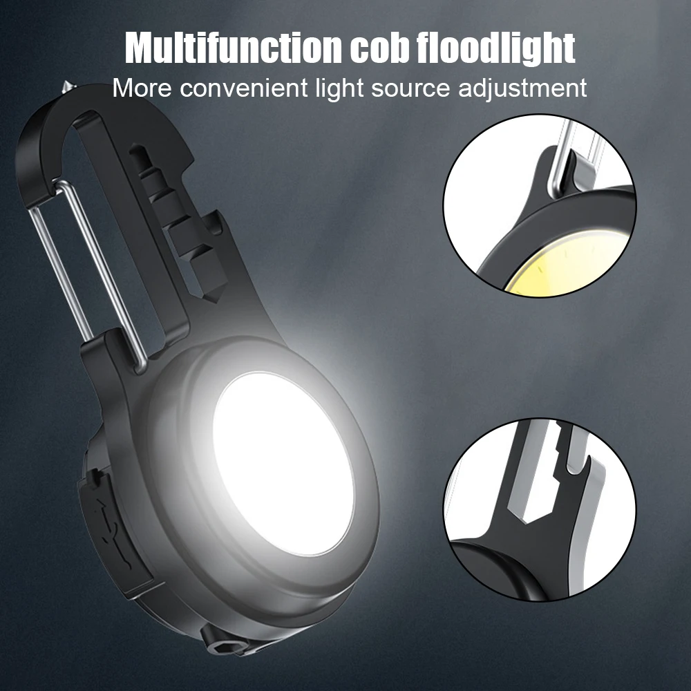 

Hot Rechargeable Flashlights Portable Pocket Keychain Flashlight Work Light Mini Pocket Light Rechargeable Lantern