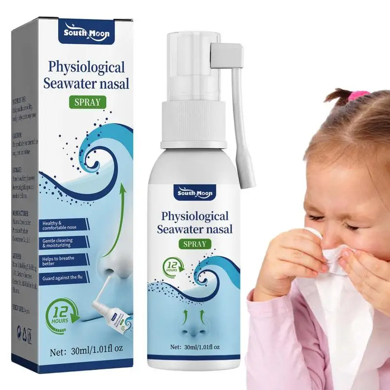 

Natural Saline Nasal Spray Ultra Fine Mist Fast Everyday Stuffy Nose Relief Fast Relief Nasal Spray For Sinus Allergies Loud