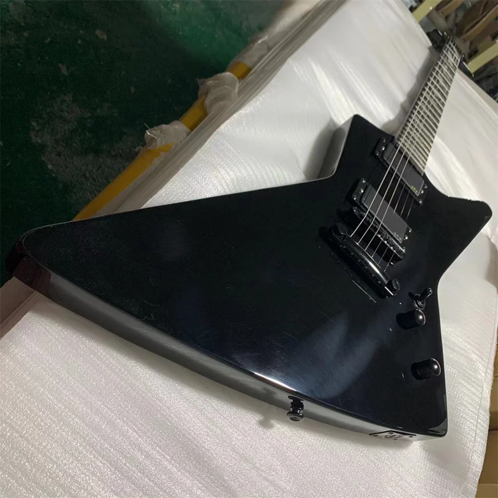 

Специальная пользовательская электрическая гитара, полноразмерная черная грифельная мозаика werewolf, бесплатная доставка по запросу, гитары