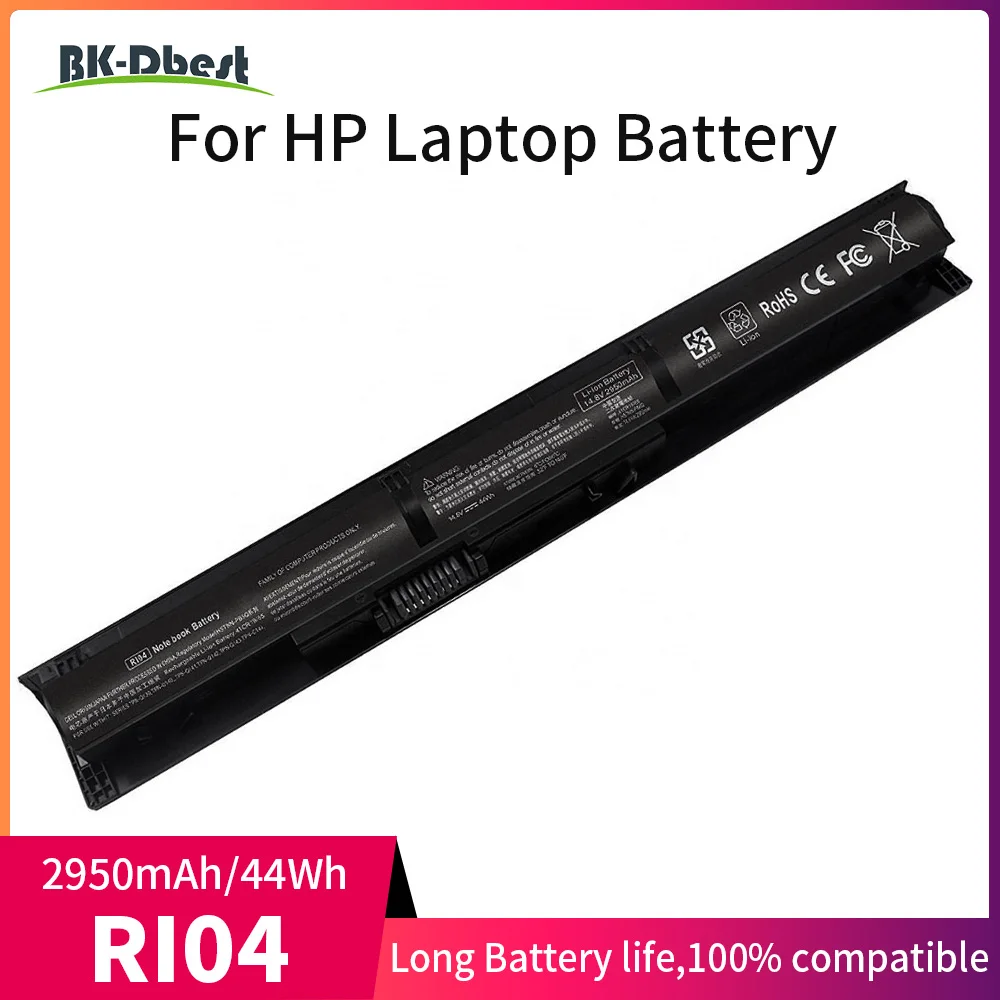Аккумулятор BK-Dbest RI04 RI06XL для ноутбука HP ProBook 450 455 470 G3 Envy 15-Q001TX Series подходит P/N