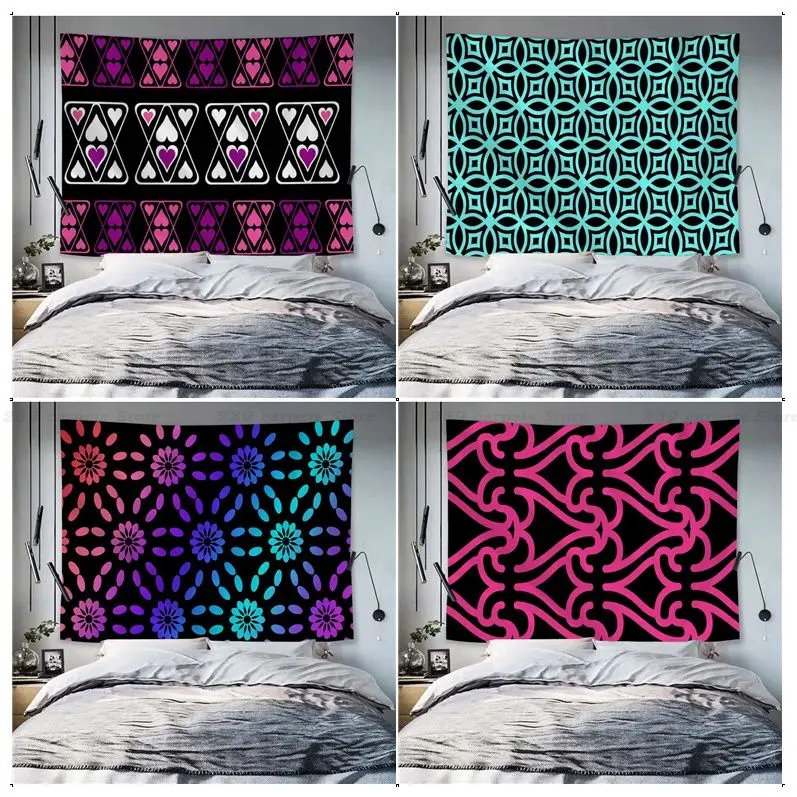 

Pattern Hippie Wall Hanging Tapestries Indian Buddha Wall Decoration Witchcraft Bohemian Hippie Wall Art Decor