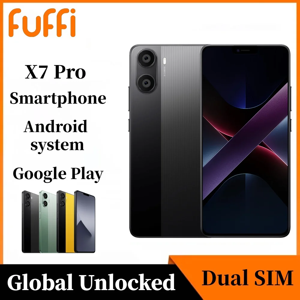 Фото Смартфон FUFFI X7 Pro Global Version, 4 ГБ/128 ГБ, аккумулятор 3400 мАч, камера 8+16 МП, 6,26 дюйма, 4G, Dual SIM, Android-телефон №1