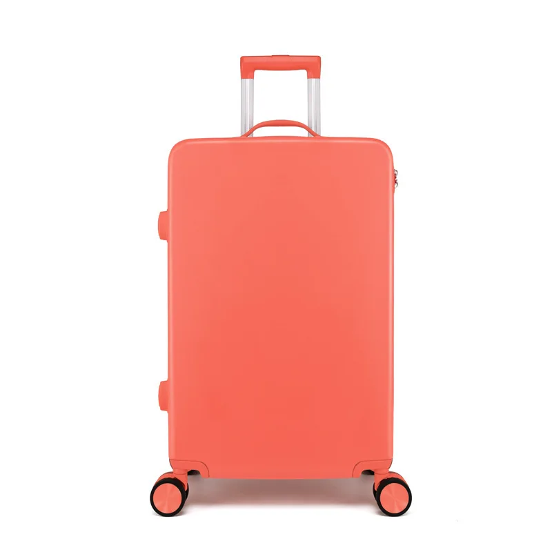 Bright orange large square travel swivel luggage LD174-2545