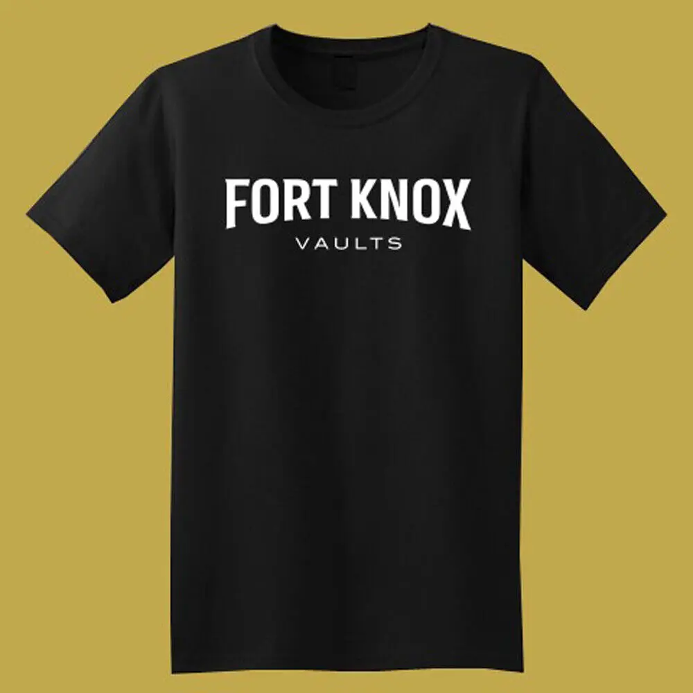 

Мужская черная футболка с логотипом Fort Knox, размер от S до 5Xl