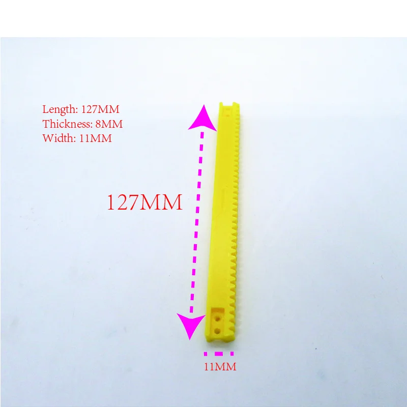 Length 127 * 11 * 8mm 1 Mold Rack Plastic Assembly Rack Can Be Freely Spliced Mechanical Invention Accessories 3d Printing