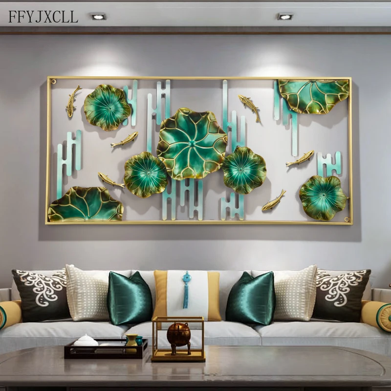 

Фон для гостиной с изображением дивана на удачу, Настенный декор для ресторана, металлическая стена, Оригинальный модный трехмерный фон для китайского крыльца