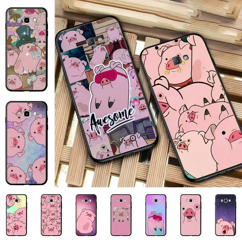 

YNDFCNB Gravity Falls Cartoon Pig Phone Case for Samsung J 2 3 4 5 6 7 8 prime plus 2018 2017 2016 core