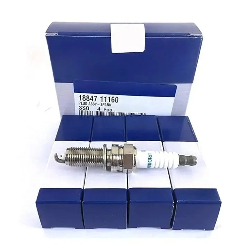

4 шт. двойная иридиевая свеча зажигания 18847-11160 FXU16HR11 для Hyundai Granada Santa Fe Kia Sorento 2.4L G4KJ G4KE автомобильные свечи