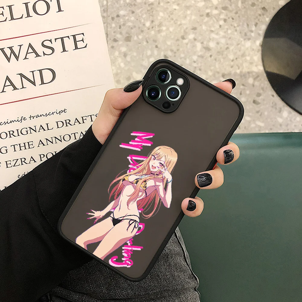 Kitagawa Марин чехол для iPhone 13 12 11 Pro Max XR XS X 7 8 Plus SE Мини Роскошный силиконовый бампер