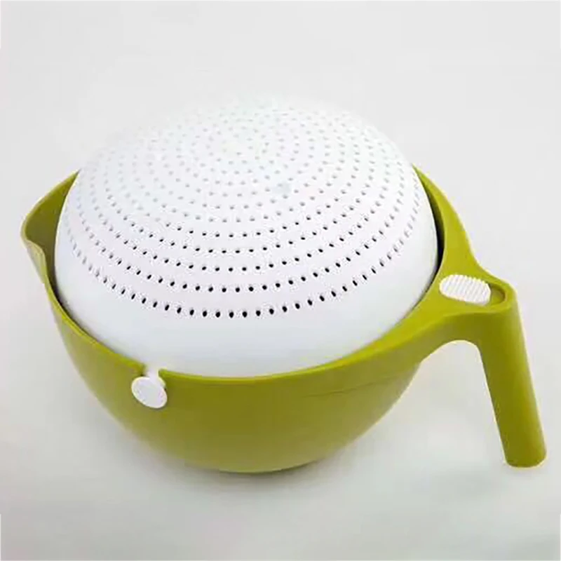Креативный двухслойный дуршлаг для мытья корзины кухонные инструменты сливная