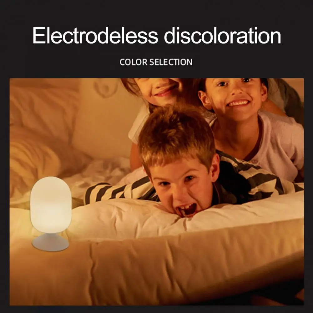 

Practical 1 Set Great Battery Powered LED Ambient Lamp Decor Long Lasting Bedside Lamp Non-Glaring for Household