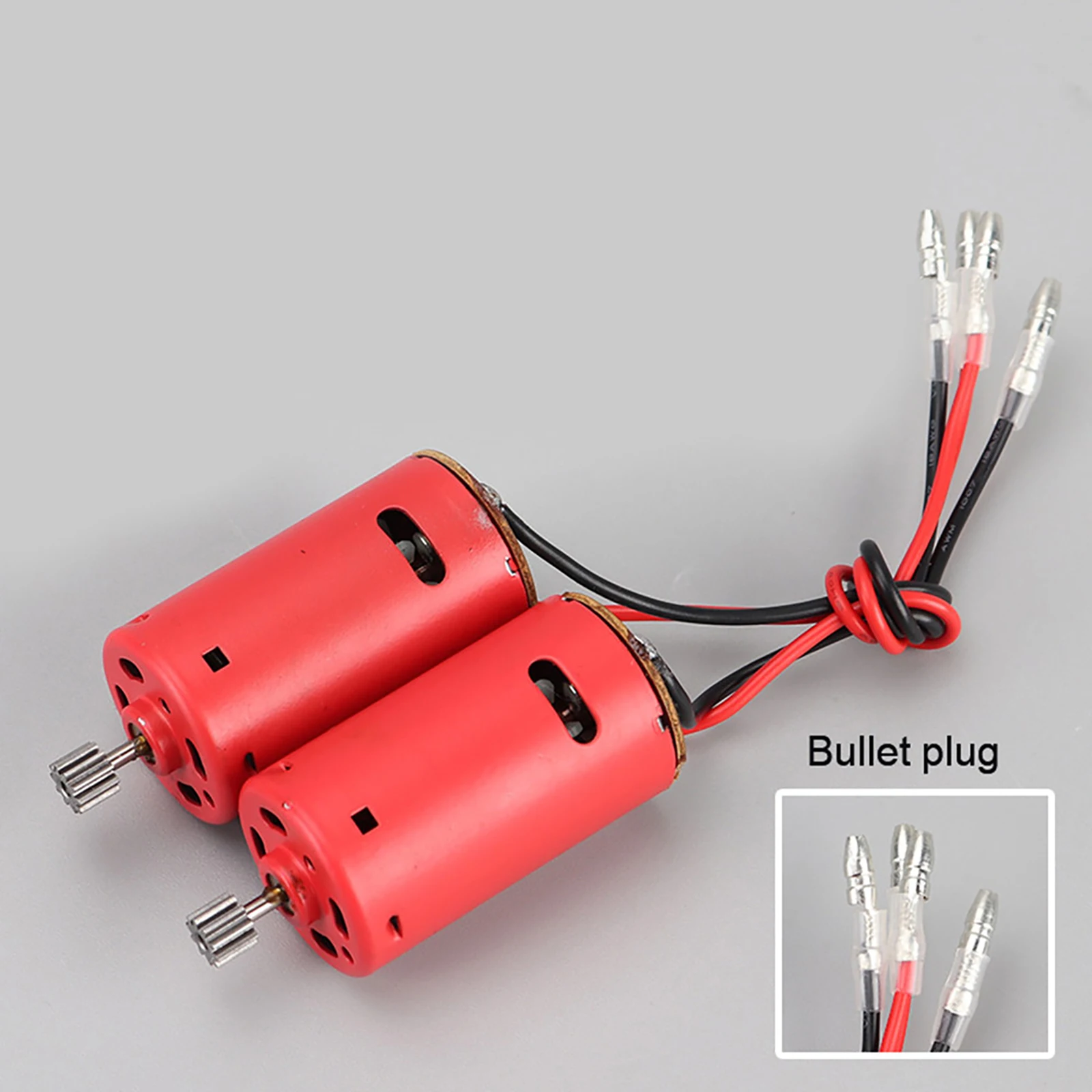 

1Pc Red Motor 390 Motor Set Spare Parts For Henglong 1/16 RC Tank Model 6.0 / 7.0 Version Accessories 6V-7.2V 22000RPM Motor