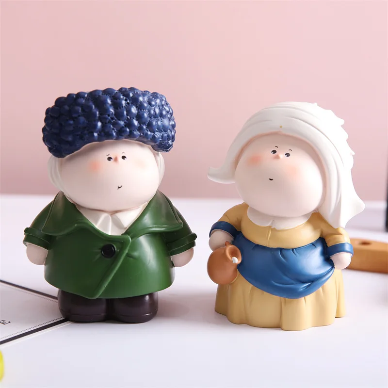 Креативные кукольные украшения для полных художников аксессуары рабочего стола