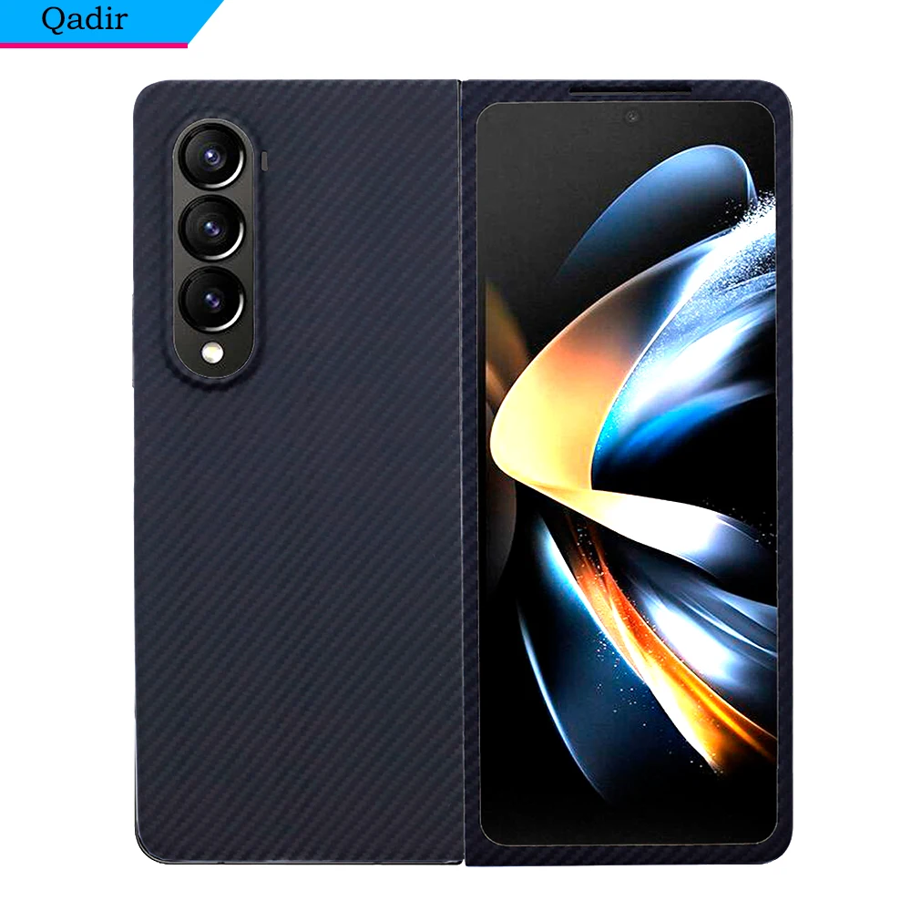 

QADIR Samsung Galaxy Z Fold4 5G Original Phone Case W22 Aramid Fiber Protective Case Folding Cover