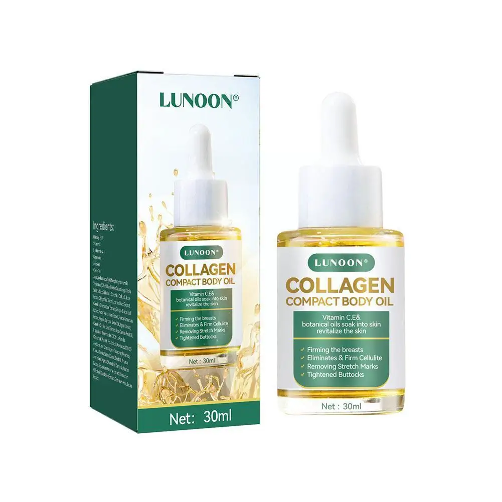 

30ml Collagen Boost Lifting Essential Oil Moisturizing Firming Slim Care Dry Skin Body Skin Oil Massage Shape Moisturizing G7I6
