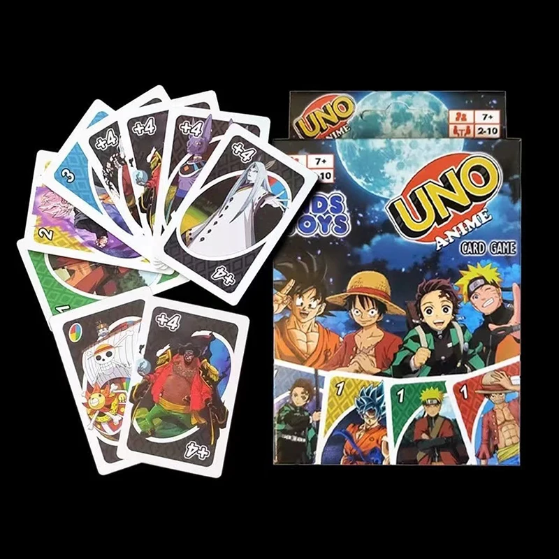Карты UNO One Piece Аниме экшн-фигурка Драконий жемчуг убийца демонов Fanny House Вечеринка