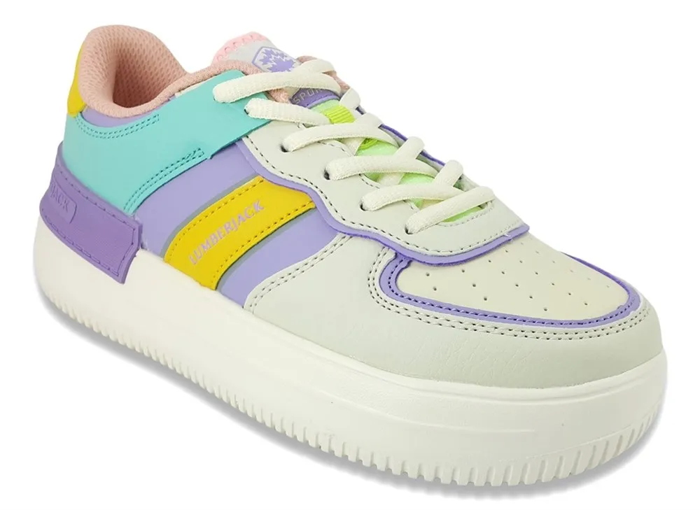 

Новинка 2022, модная сезон, модель, полиуретановые туфли, индивидуальная и Повседневная сиреневая обувь Lumberjack с Freya 22YA, повседневная женская с...