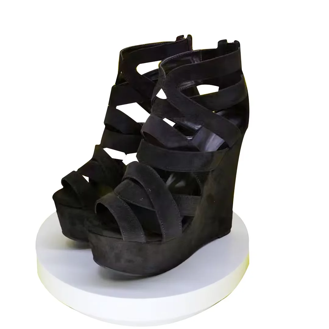 SHOFOO туфли сексуальные женские сандалии на высоком каблуке. Высота каблука около