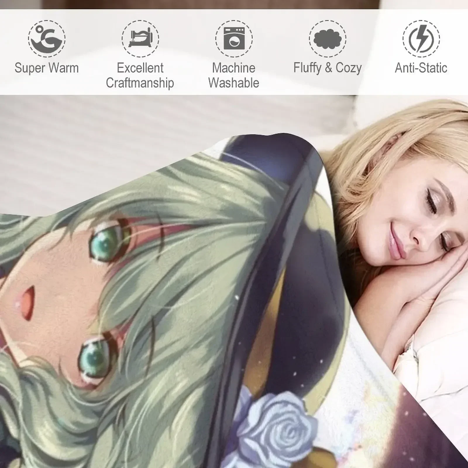 Одеяло Komeiji Koishi тяжелые плюшевые летние постельные принадлежности одеяла