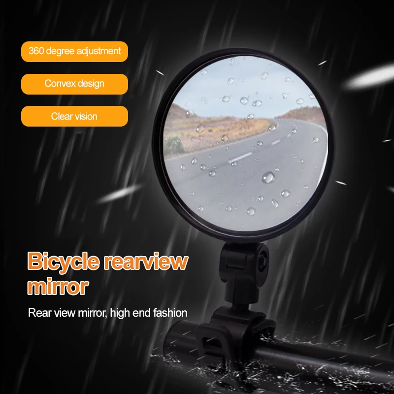 

New Bicycle Rearview Mirror Convex Adjustable Handlebar MTB Road Bike Back Sight Reflector Rear View Mirrors Cycling Accessories