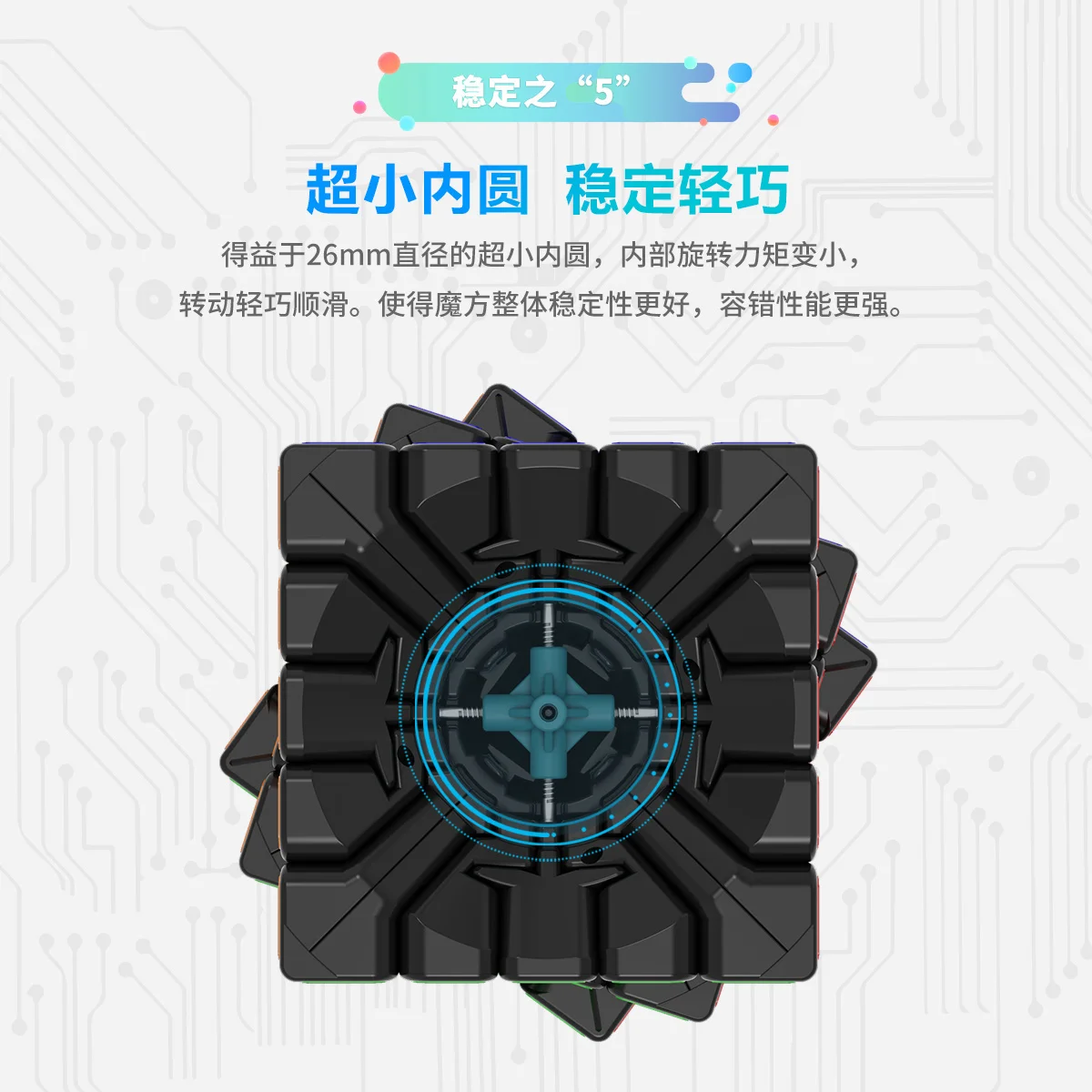Новинка YJ MGC 5x5 черный скоростной куб без наклеек магнитные 5x5x5 Magico кубики пазл