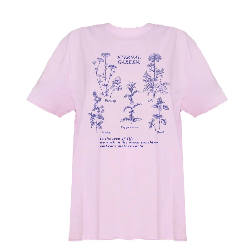 Футболка женская хлопковая свободного покроя винтажный топ в стиле бохо с