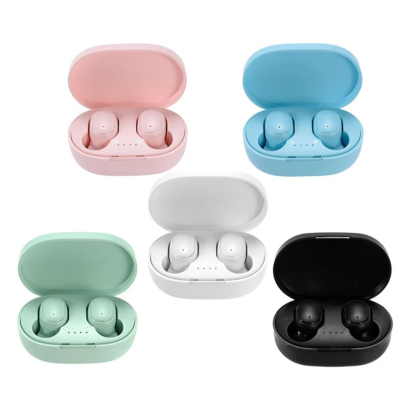 

Bluetooth Earphone Wireless Headset Touch Control Sport Headphones Light Mini High Quality Universal Earbuds With Microphone