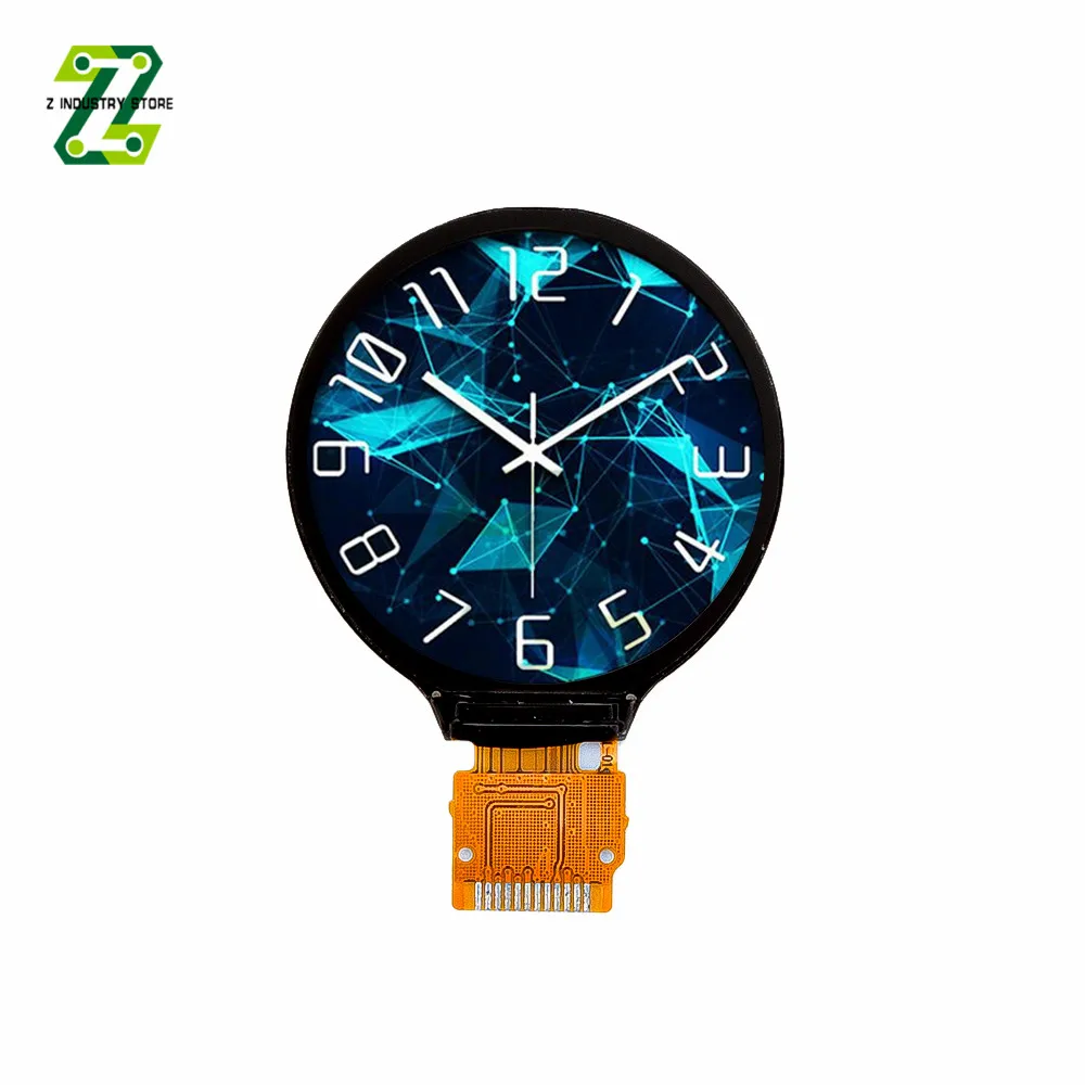

Круглый модуль ЖК-дисплея TFT 3,3 В постоянного тока 1,28 дюйма RGB 240*240 GC9A01 драйвер SPI интерфейс 240x24 0 разрешение адаптер PCB