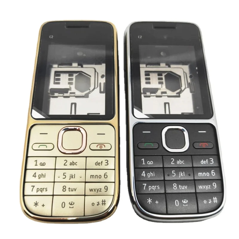 

Оригинальный Новый чехол для Nokia C2-01 с полным покрытием корпуса аккумуляторной батареи с английской клавиатурой