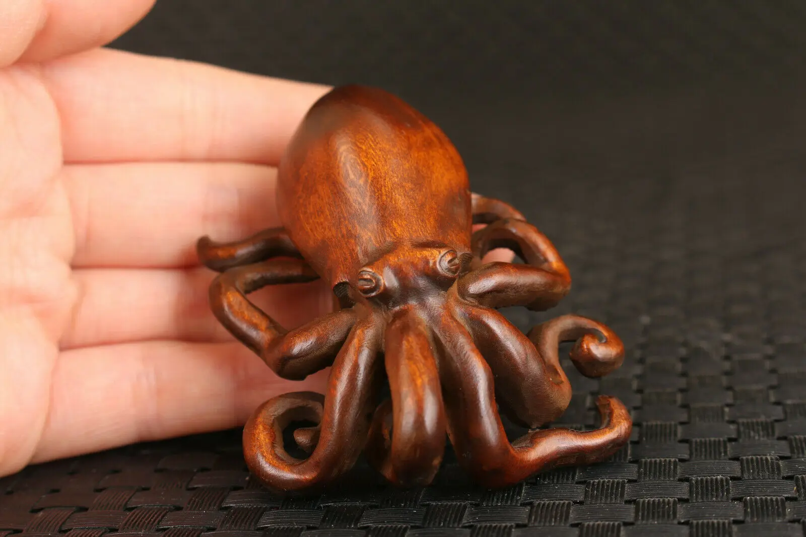 Китайская фигурка осьминога из бокса ручной работы сборная статуя netsuke |