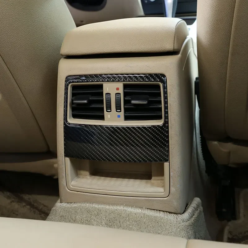 Для BMW 3 серии E90 E92 E93 2005-2012 Мягкое углеродное волокно центральная консоль